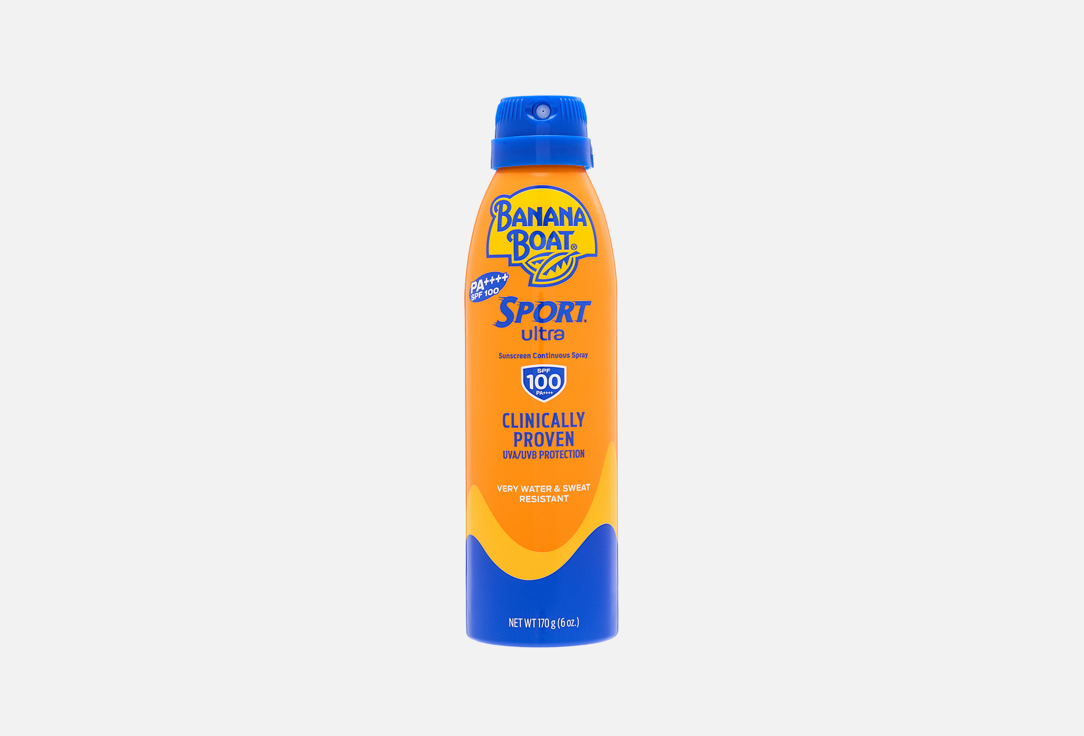 Banana Boat Sunscreen spray SPF 100 Sport Ultra Spray 170 g Banana Boat Sunscreen spray SPF 100 Sport Ultra Spray