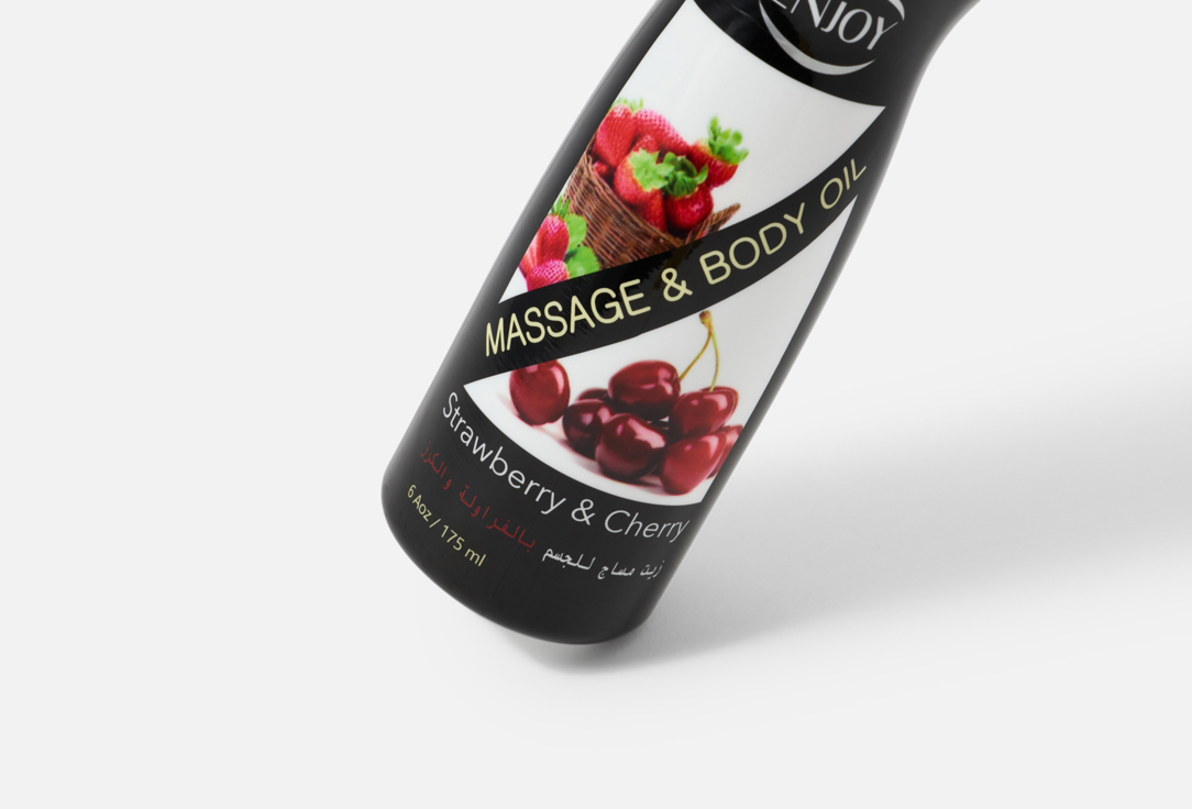 Enjoy Hydrating Body Oil Strawberry&Cherry Massage Oil 175 Enjoy Hydrating Body Oil Strawberry&Cherry Massage Oil