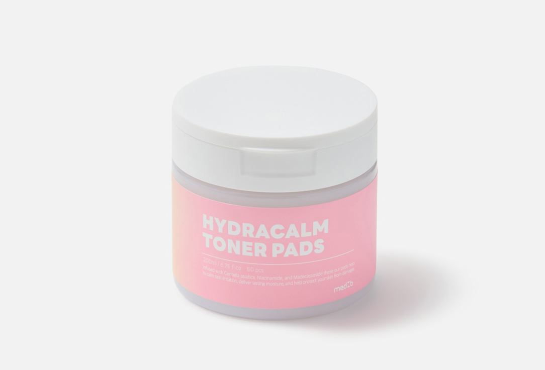 MEDB Cleansing & Moisturizing Face Pads Hydracalm Toner Pads 60 pcs MEDB Cleansing & Moisturizing Face Pads Hydracalm Toner Pads