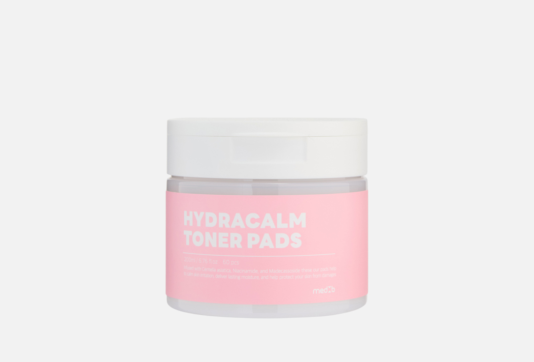 MEDB Cleansing & Moisturizing Face Pads Hydracalm Toner Pads 60 pcs MEDB Cleansing & Moisturizing Face Pads Hydracalm Toner Pads