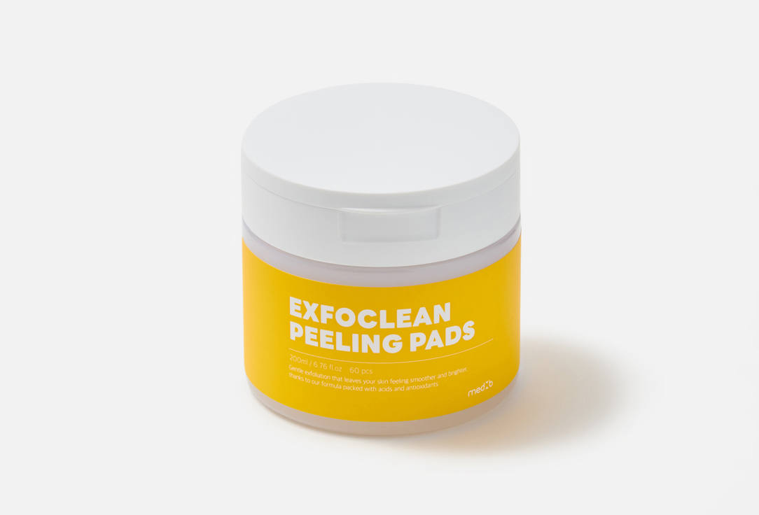 MEDB Cleansing & Moisturizing Face Pads Exfoclean Peeling Pads 60 pcs MEDB Cleansing & Moisturizing Face Pads Exfoclean Peeling Pads