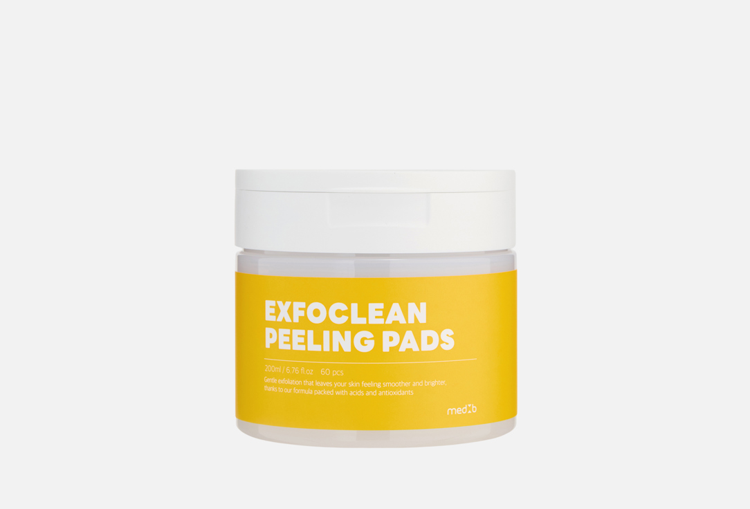 MEDB Cleansing & Moisturizing Face Pads Exfoclean Peeling Pads 60 pcs MEDB Cleansing & Moisturizing Face Pads Exfoclean Peeling Pads