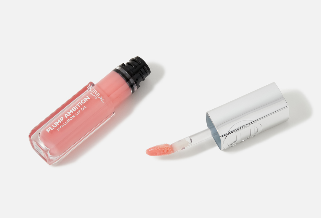 L'Oreal Paris Hydrating Lip Oil Plump Ambition 201, Milky nue 5 ml L'Oreal Paris Hydrating Lip Oil Plump Ambition