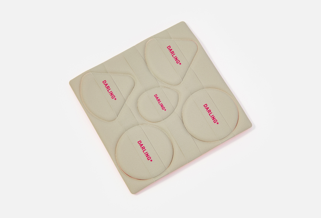DARLING* Full-face application sponge set Cute Puffs 01