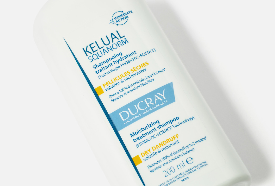 Ducray Anti-dandruff shampoo for dry scalp KELUAL SQUANORM
