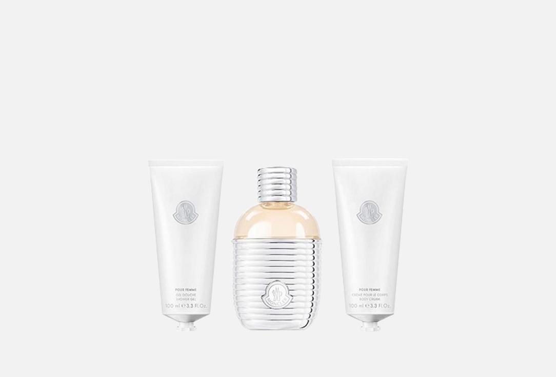 MONCLER Eau de parfum, Shower Gel, Body Cream set Pour Femme