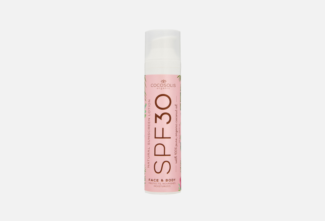 COCOSOLIS Natural mineral sunscreen Body lotion SPF30 Natural Sunscreen Lotion