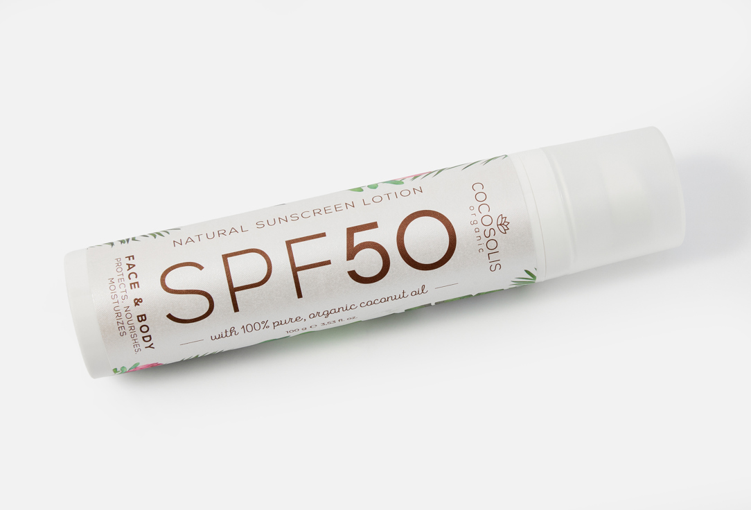 COCOSOLIS Natural mineral sunscreen Body lotion SPF50 Natural Sunscreen Lotion 100 g COCOSOLIS Natural mineral sunscreen Body lotion SPF50 Natural Sunscreen Lotion