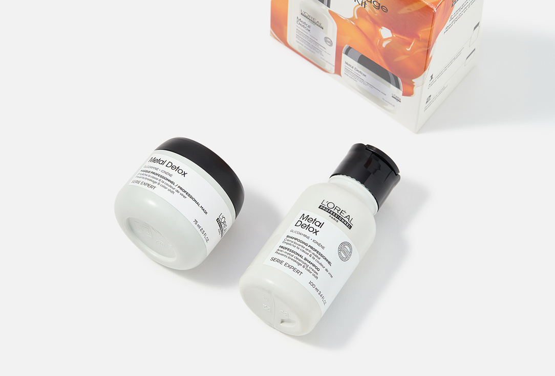 LOreal professionnel Detoxifying Shampoo & Mask Set Metal Detox Mini Duo Kit