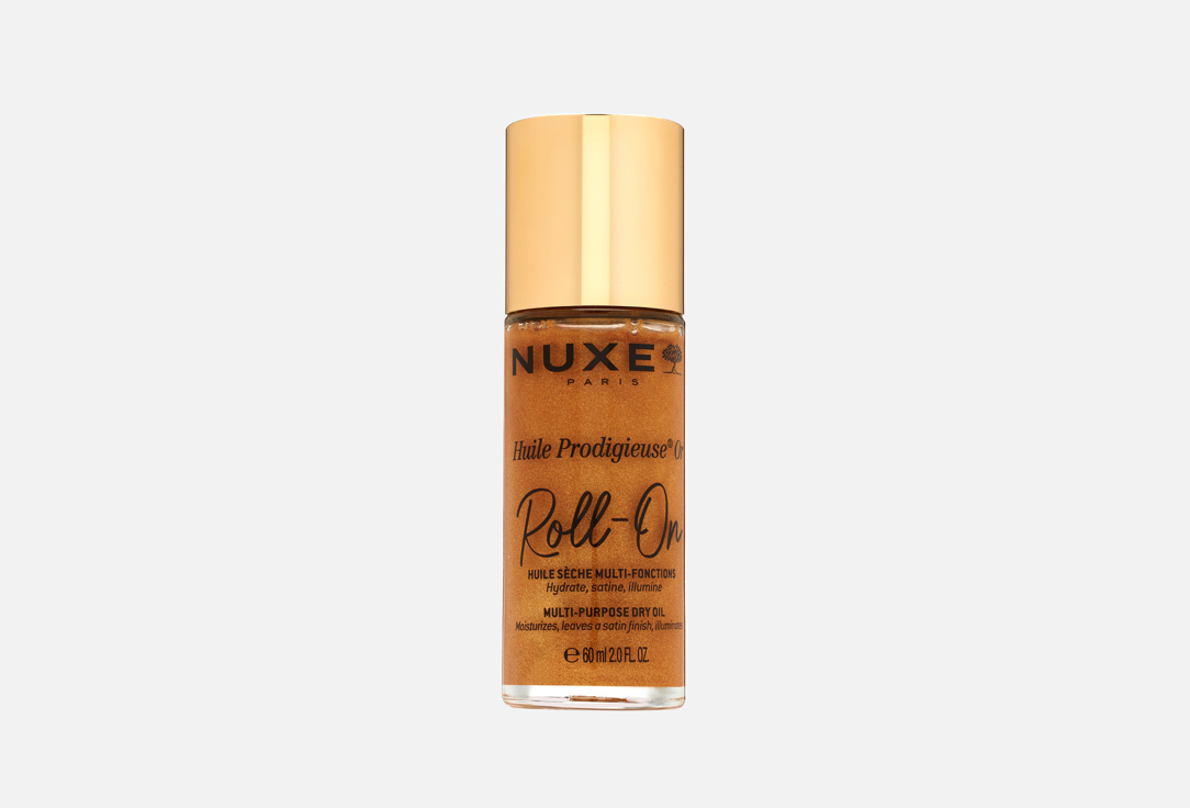 NUXE Dry Face & Body Oil Huile Prodigieuse Roll-On gold