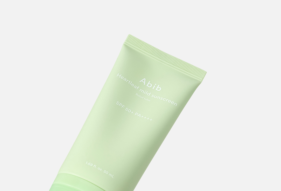 ABIB Soothing Face Cream SPF 50+ Heartleaf mild sunscreen Relief tube 50 ml ABIB Soothing Face Cream SPF 50+ Heartleaf mild sunscreen Relief tube