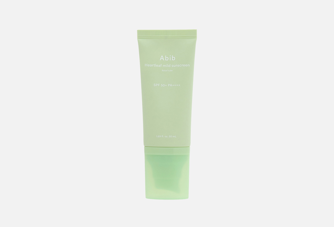 ABIB Soothing Face Cream SPF 50+ Heartleaf mild sunscreen Relief tube 50 ml ABIB Soothing Face Cream SPF 50+ Heartleaf mild sunscreen Relief tube
