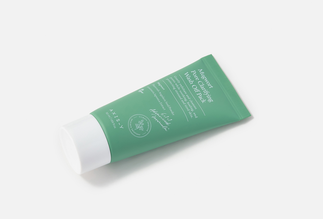 AXIS-Y Clay Face Mask Mugwort Pore Clarifying Wash-Off Pack
