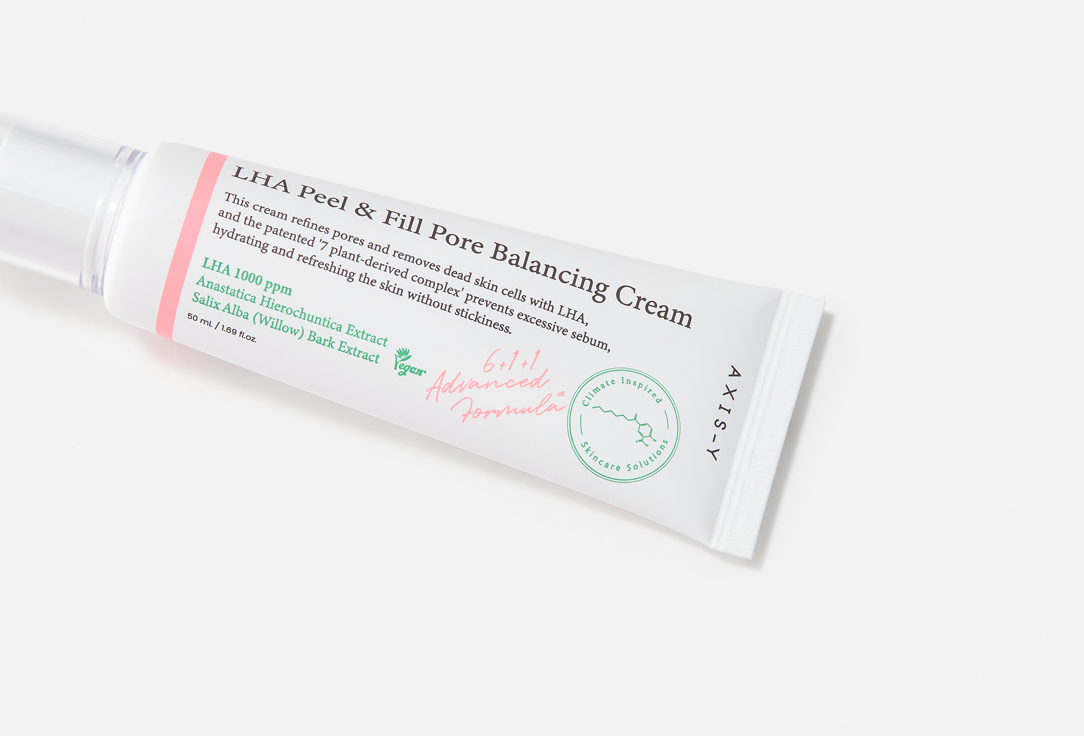 AXIS-Y Балансирующий крем для сужения пор кожи лица LHA Peel & Fill Pore Balancing