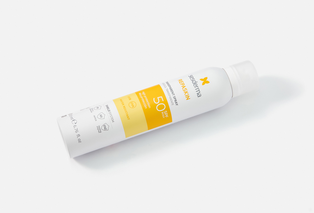 Sesderma waterproof Body sunscreen SPF 50 Transparent Spray