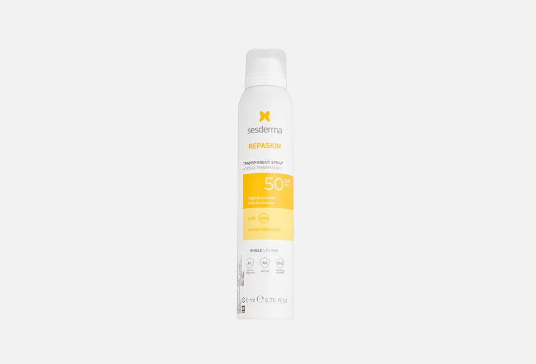Sesderma waterproof Body sunscreen SPF 50 Transparent Spray