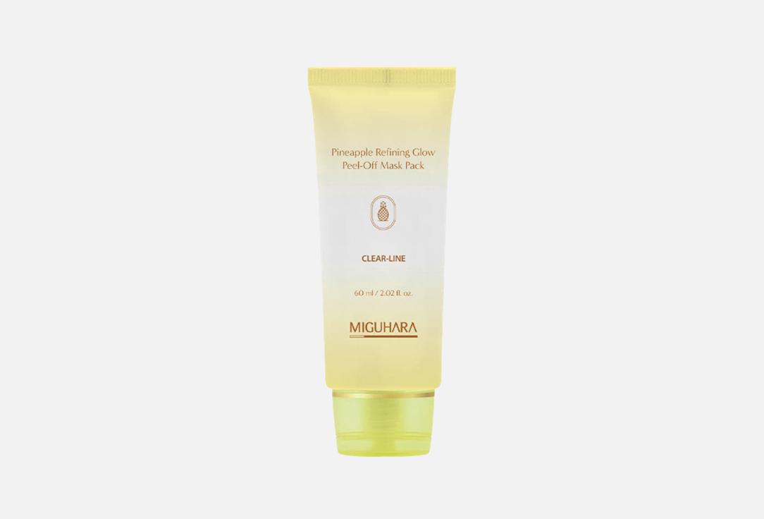 MIGUHARA Маска-пленка для сияния кожи лица Pineapple Refining Glow Peel-Off