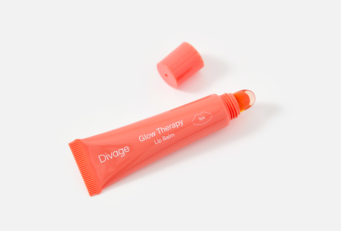 Divage Peptide shine lip balm glow therapy 06, Coral 12 ml Divage Peptide shine lip balm glow therapy