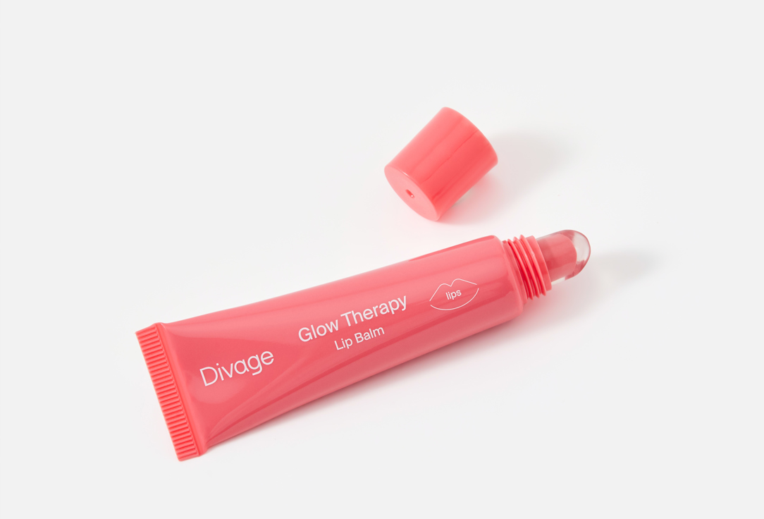 Divage Peptide shine lip balm glow therapy 10, Bright pink 12 ml Divage Peptide shine lip balm glow therapy