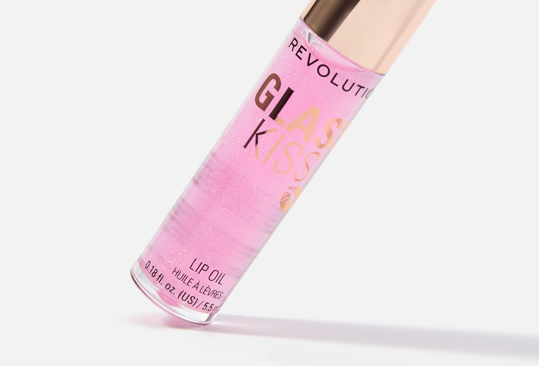 MakeUp Revolution Lip Oil Glass Kiss Roller Ball