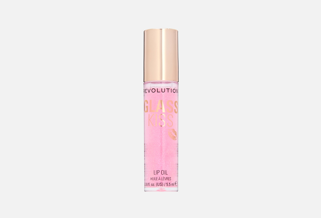 MakeUp Revolution Lip Oil Glass Kiss Roller Ball