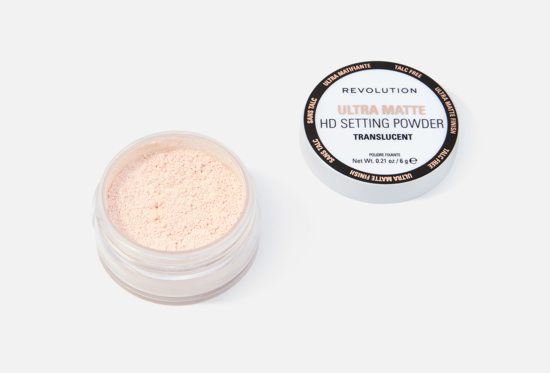 MakeUp Revolution Matte Loose Setting Powder Ultra Velvet HD