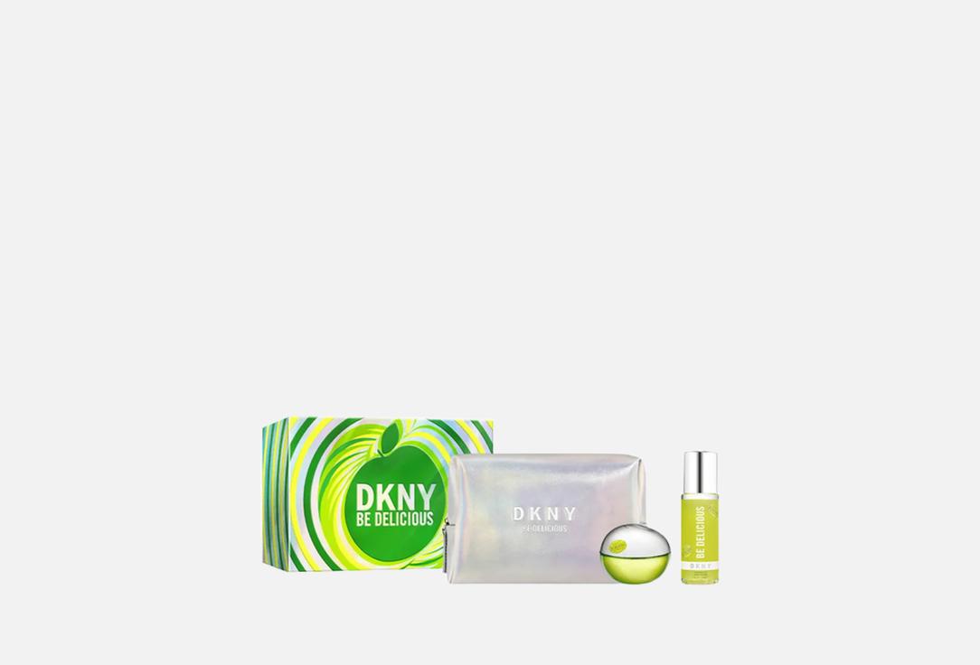 DKNY Gift set: Eau de Parfum, Body Mist & Pouch Be delicious