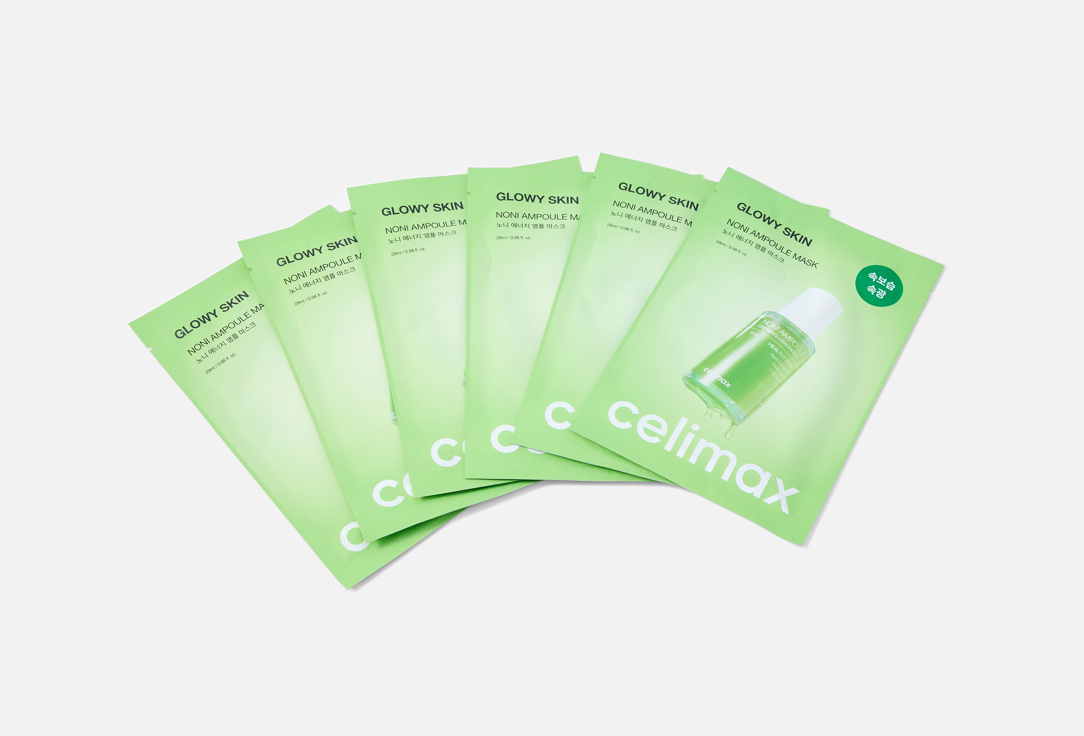 Celimax Набор тканевых масок для лица THE REAL NONI ENERGY AMPOULE