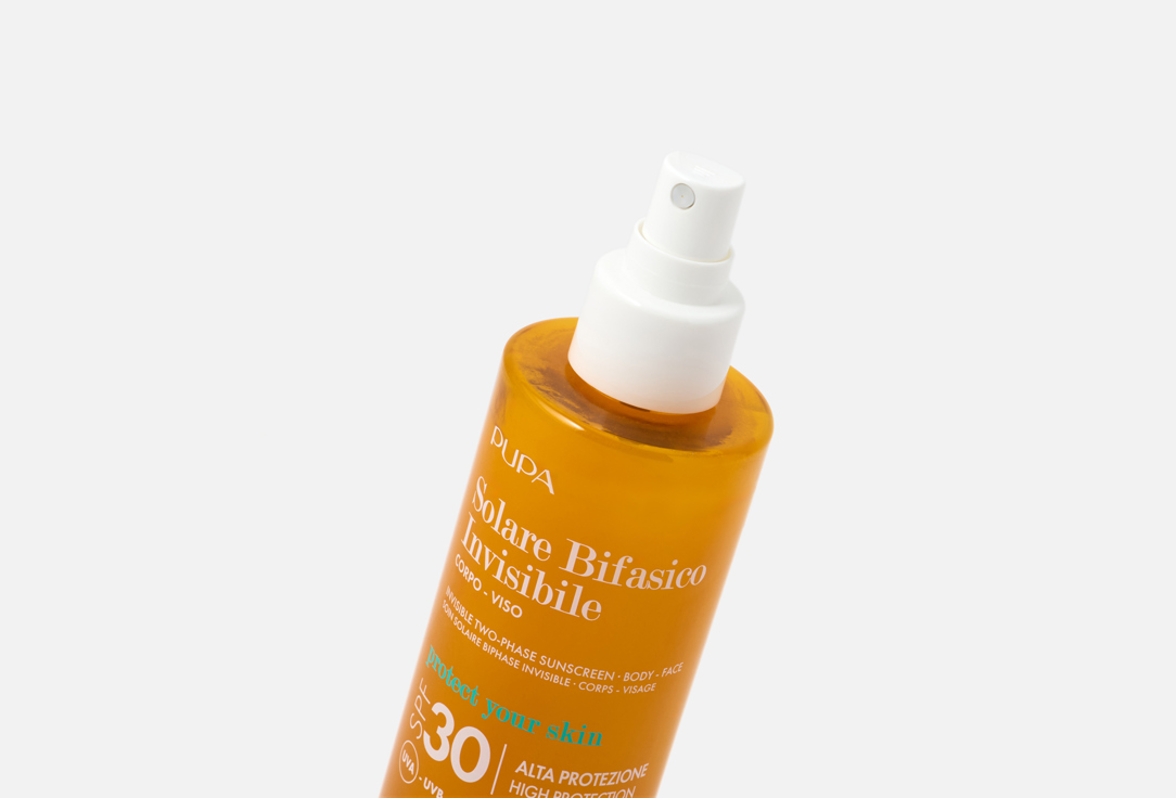 Pupa Two‑phase invisible body & face spray SPF 30 Solare Bifasico Invisibile 200 ml Pupa Two‑phase invisible body & face spray SPF 30 Solare Bifasico Invisibile
