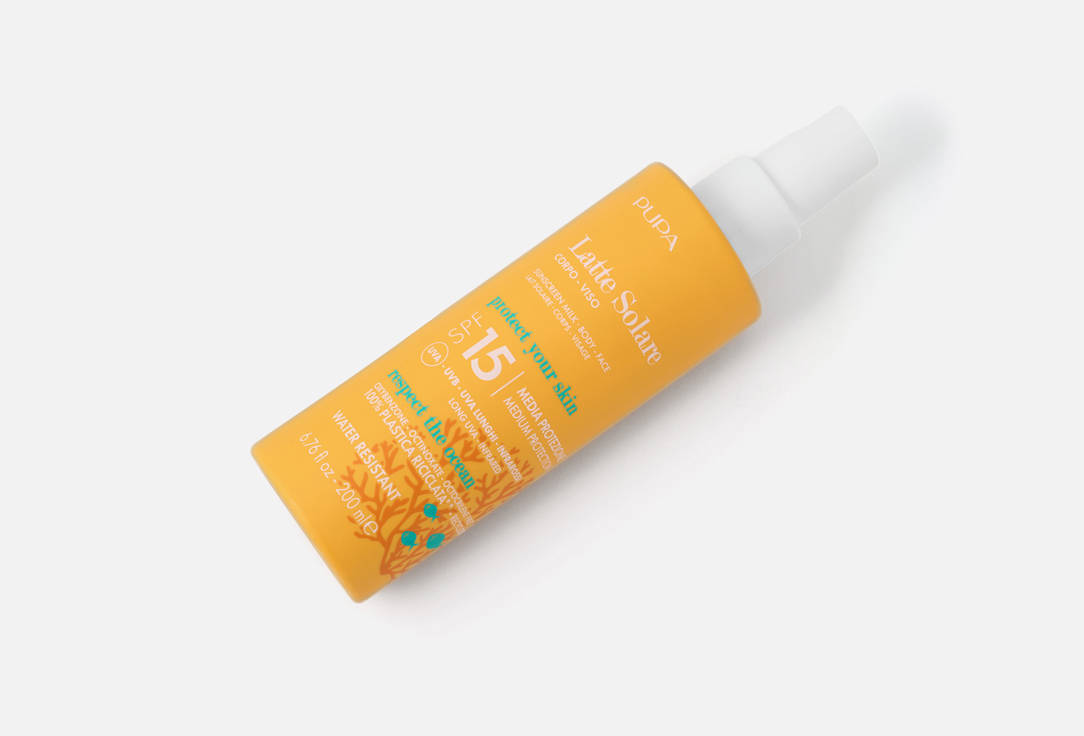 Pupa High-protection Body and face Milk SPF 15 Latte Solare