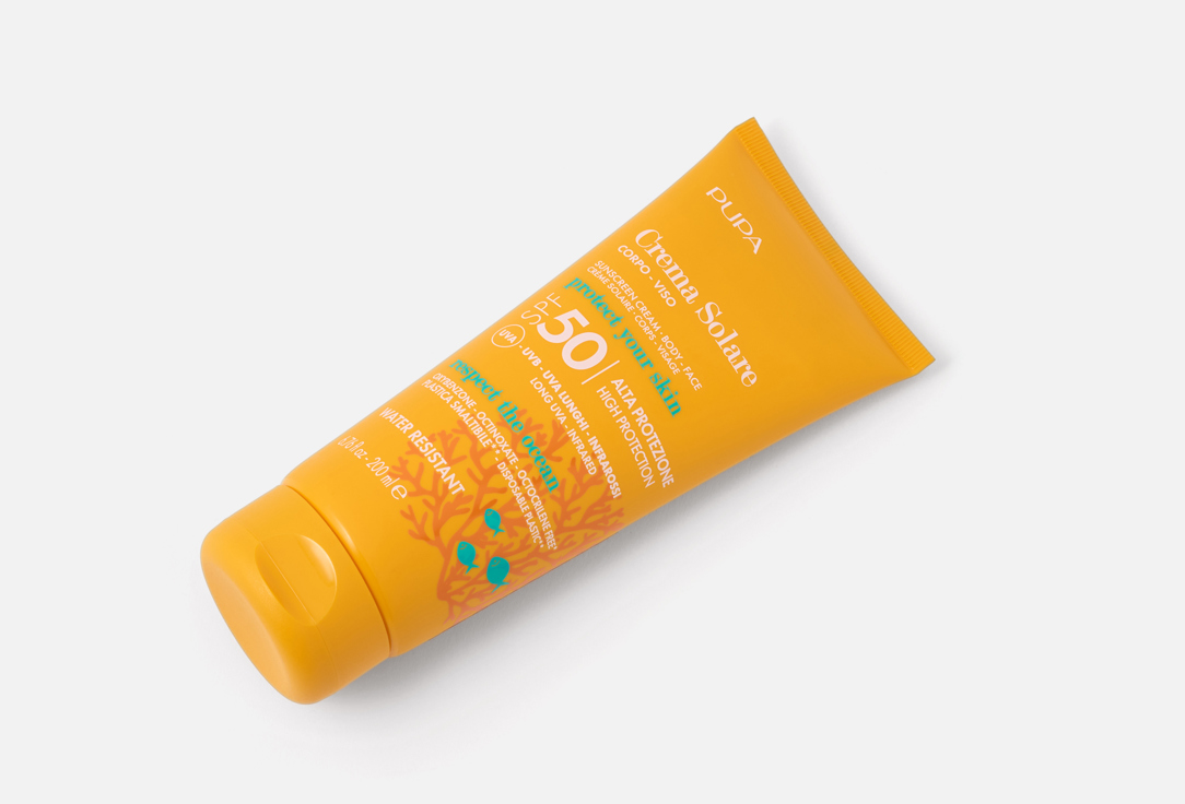 Pupa Gently protective face & body cream SPF 50 Crema Solare