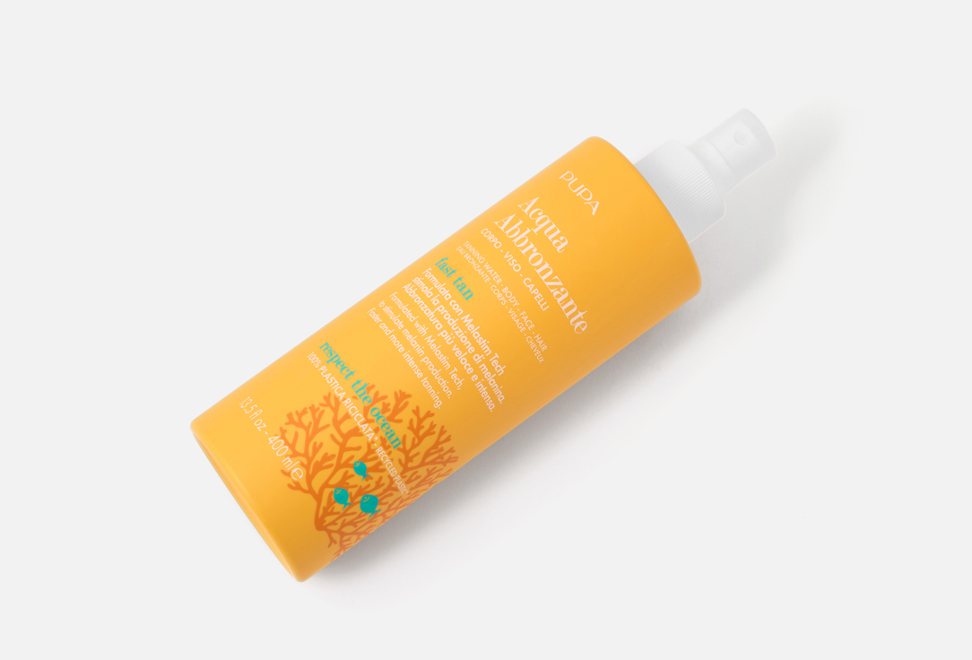 Pupa Ultra-light tanning body, face & hair water Aqua Abbronzante 200 ml Pupa Ultra-light tanning body, face & hair water Aqua Abbronzante