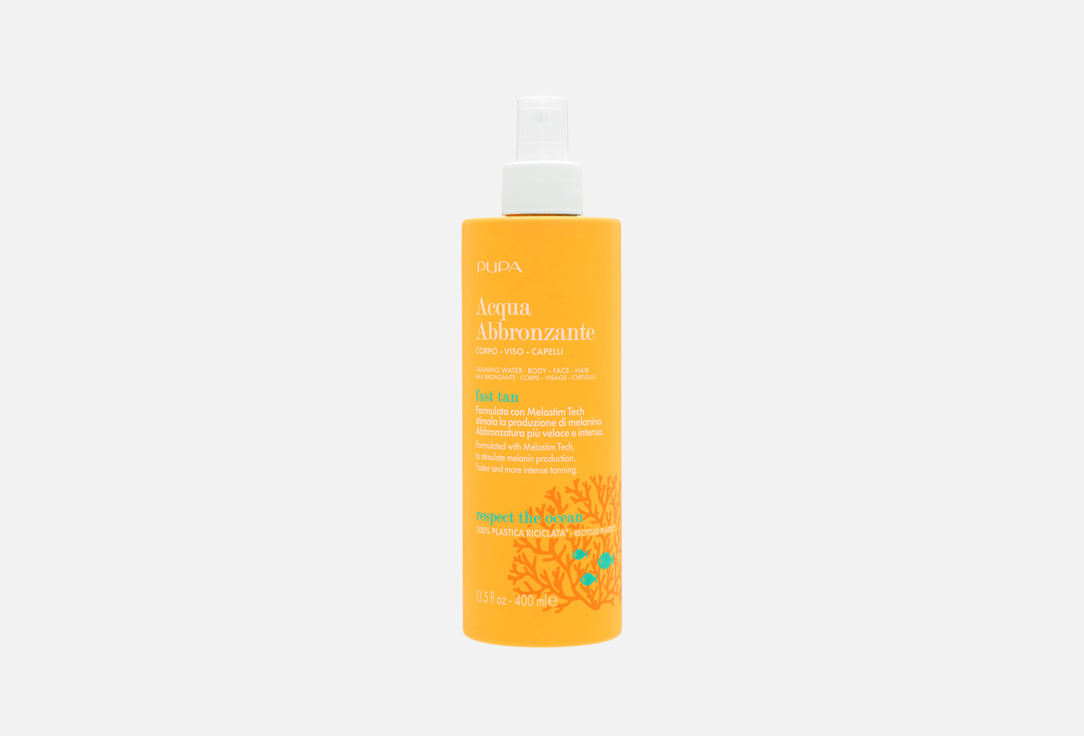 Pupa Ultra-light tanning body, face & hair water Aqua Abbronzante 200 ml Pupa Ultra-light tanning body, face & hair water Aqua Abbronzante