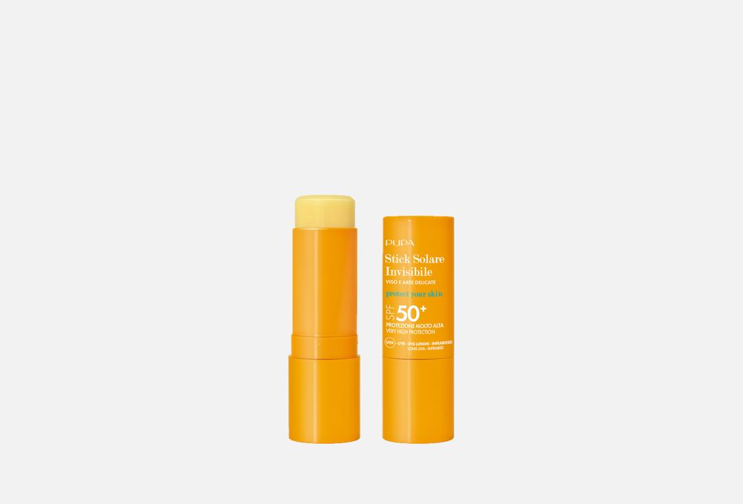 Pupa Невидимый солнцезащитный стик для лица и деликатных зон SPF 50+ Stick Solare Invisibile