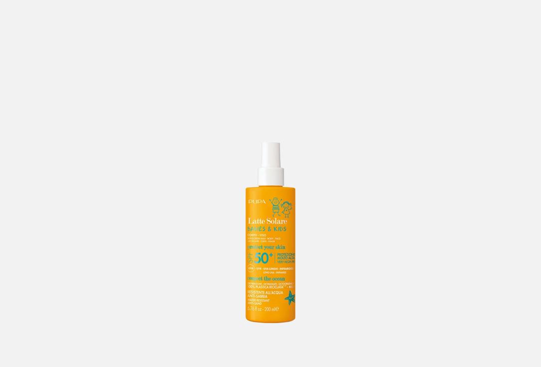Pupa Gentle sunscreen babies and kids’ face & body milk SPF 50+ Latte Solare Babies & Kids 200 ml Pupa Gentle sunscreen babies and kids’ face & body milk SPF 50+ Latte Solare Babies & Kids
