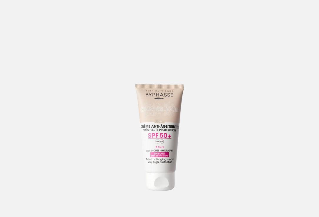 BYPHASSE Anti Aging Face Cream SPF 50+ Creme Anti-Age Teintee