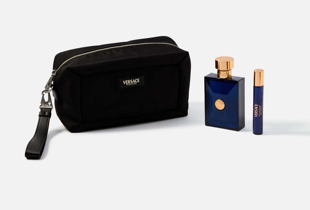 Versace Eau de Toilette & Cosmetic Bag Set DYLAN BLUE 3 pcs Versace Eau de Toilette & Cosmetic Bag Set DYLAN BLUE