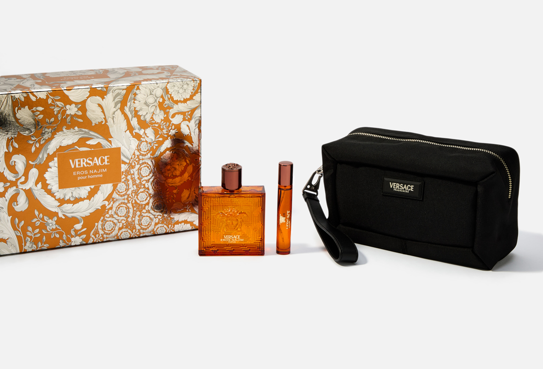 Versace Parfum & Cosmetic Bag Set EROS NAJIM 3 pcs Versace Parfum & Cosmetic Bag Set EROS NAJIM