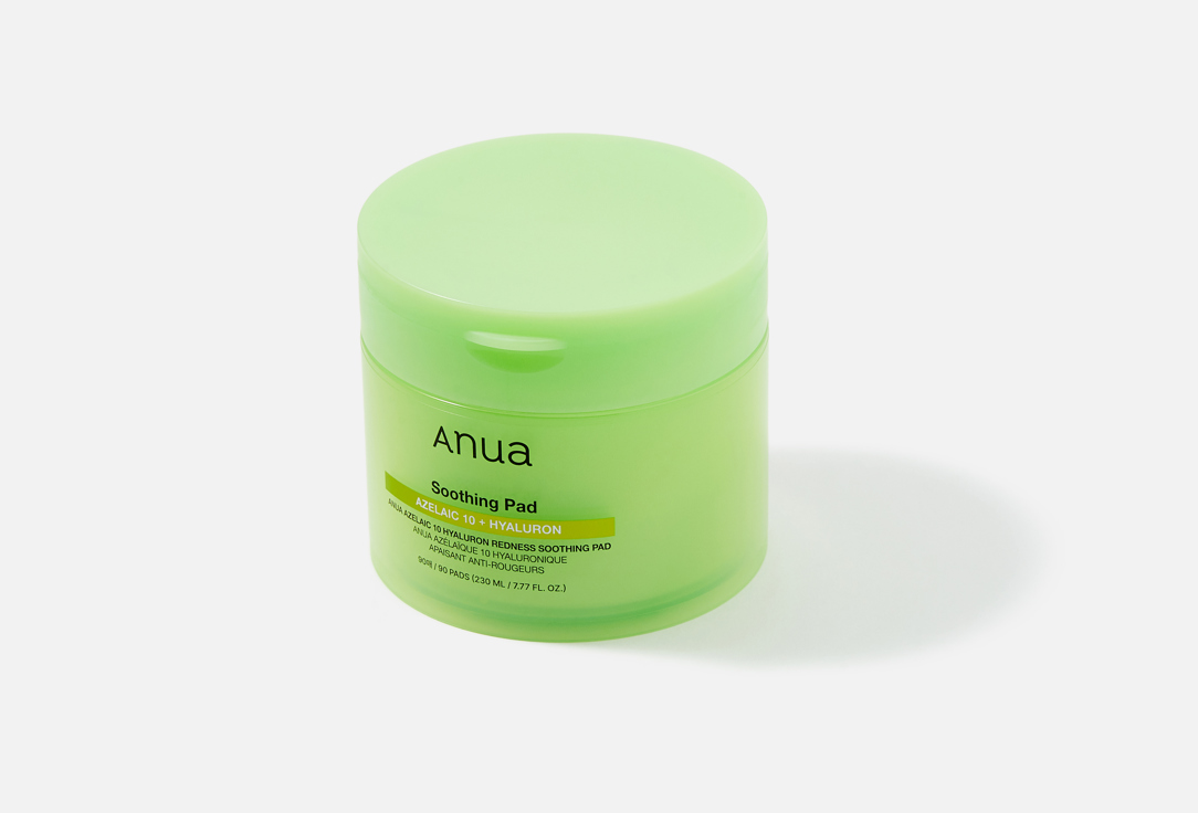 ANUA Calming Toner Pads Azelaic Acid 10% + Hyaluron Redness Soothing Pads 90 pcs ANUA Calming Toner Pads Azelaic Acid 10% + Hyaluron Redness Soothing Pads