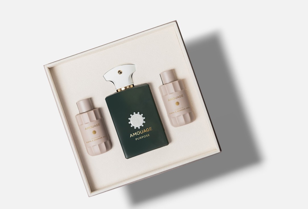 Amouage Eau de Parfum & Body Lotion & Shower Gel set Purpose 3 pcs Amouage Eau de Parfum & Body Lotion & Shower Gel set Purpose