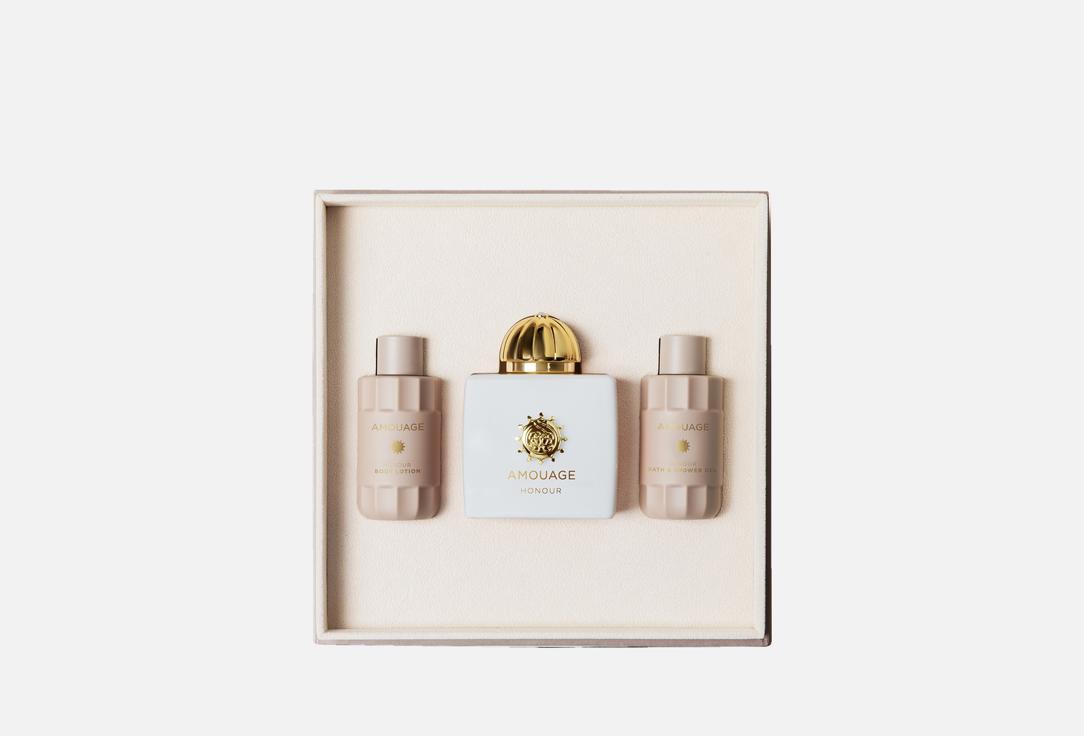 Amouage Eau de Parfum & Body Lotion & Shower Gel set Honour Woman 3 pcs Amouage Eau de Parfum & Body Lotion & Shower Gel set Honour Woman