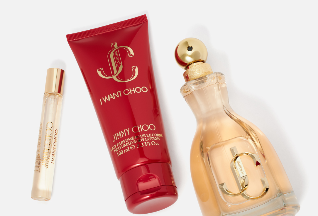 JIMMY CHOO Eau de parfum & Body Lotion Set I Want Cho 3 pcs JIMMY CHOO Eau de parfum & Body Lotion Set I Want Cho