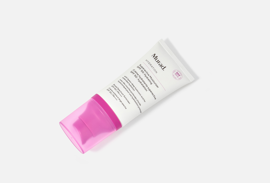 Murad Lightweight Face Sunscreen SPF 50 Superactive Moisturizer: Hydrating