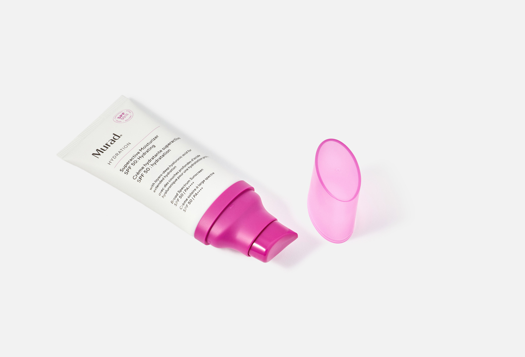 Murad Lightweight Face Sunscreen SPF 50 Superactive Moisturizer: Hydrating