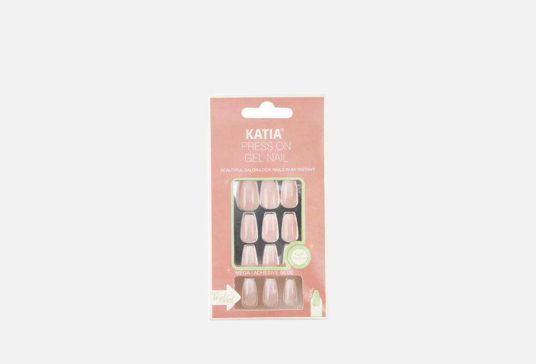 Katia Press On Gel Nail Nails Coffin