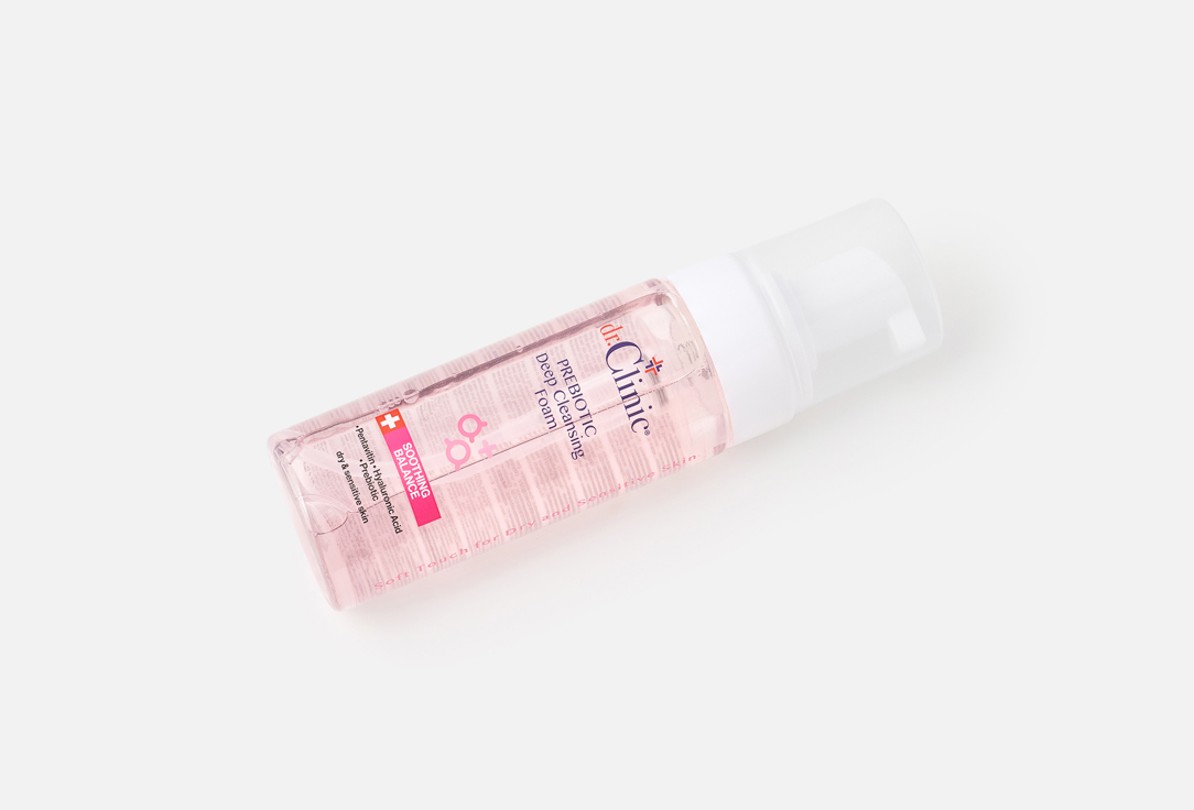 Dr.Clinic Cleansing Foam Prebiotic Pink