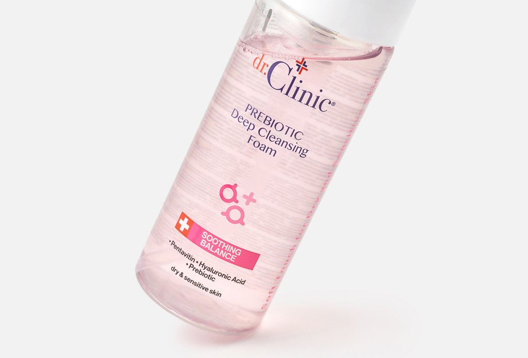 Dr.Clinic Cleansing Foam Prebiotic Pink