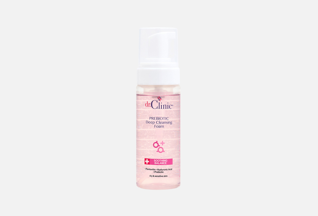 Dr.Clinic Cleansing Foam Prebiotic Pink