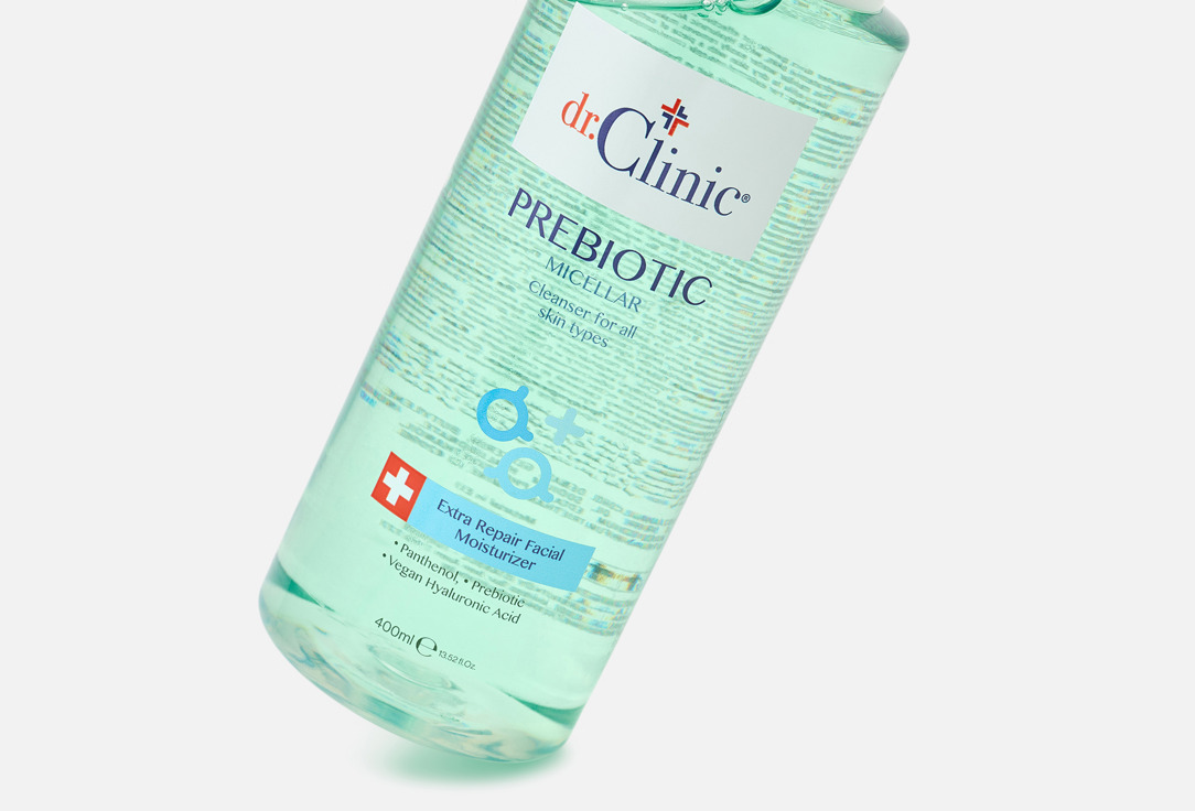 Dr.Clinic Мицеллярная вода с пантенолом Prebiotic Blue 400 мл Dr.Clinic Мицеллярная вода с пантенолом Prebiotic Blue