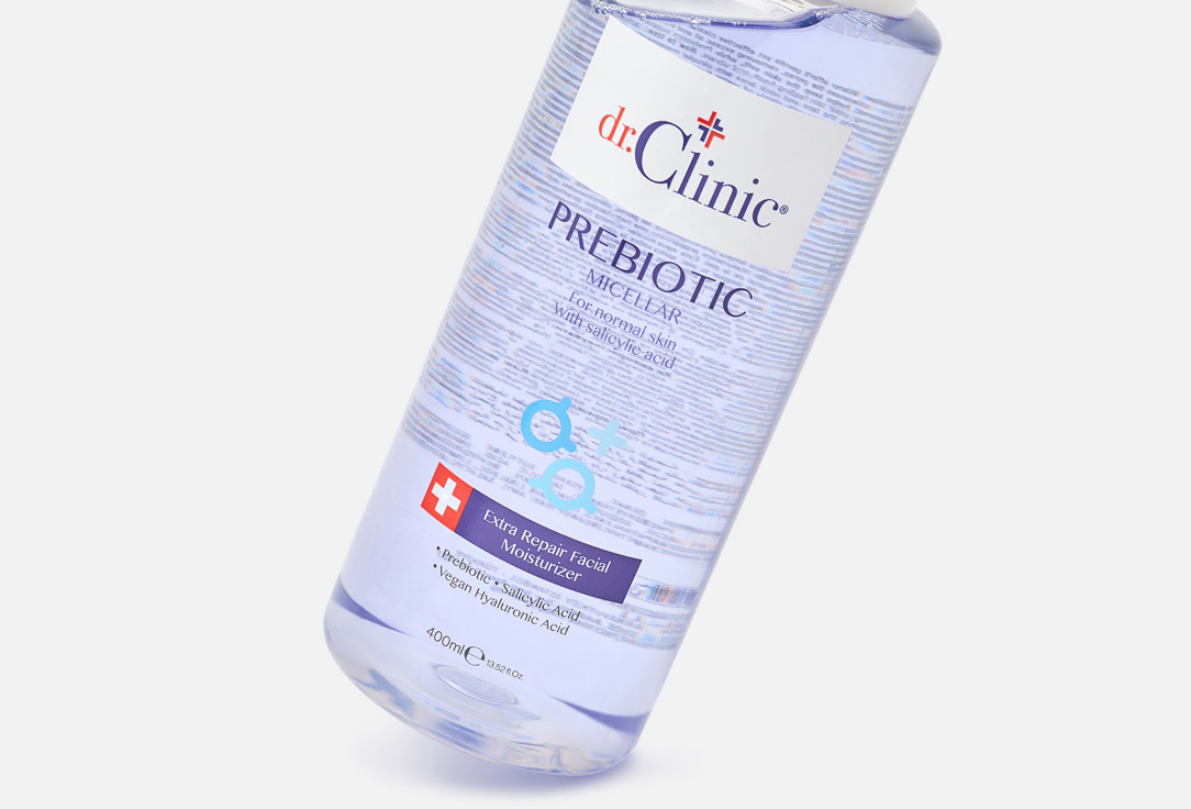 Dr.Clinic Мицеллярная вода с салициловой кислотой Prebiotic Purple 400 мл Dr.Clinic Мицеллярная вода с салициловой кислотой Prebiotic Purple